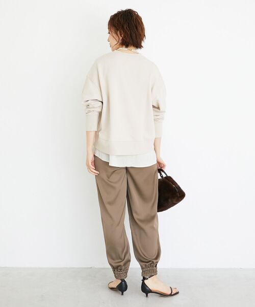 le.coeur blanc（ルクールブラン）の「ストライプレイヤータンク（タンクトップ・レディース・ベージュ系その他2/ホワイト系その他・38）」の12枚目の写真