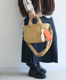 KATHARINE ROSS（キャサリンロス）の「【KATHARINE ROSS】【Breath TOPKAPI】パフィング2wayミニトートバッグ チャーム付（トートバッグ・レディース）」