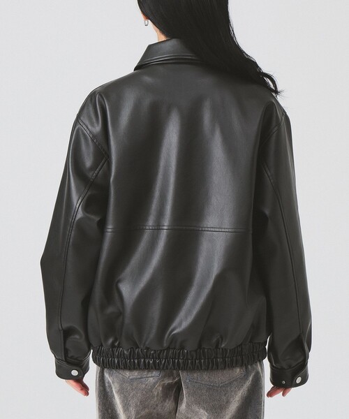 Ray BEAMS　レザージャケット、サイズ1 Ray BEAMS（レイビームス）の「Ray BEAMS / ラムレザー ダブル