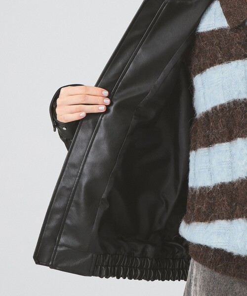 セール】フェイクレザー フライト ジャケット（ブルゾン）｜Ray BEAMS