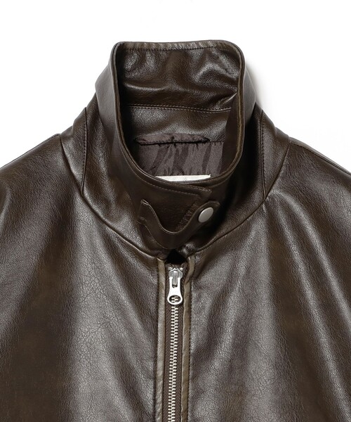 フェイクレザー フライト ジャケット（ブルゾン）｜Ray BEAMS（レイ