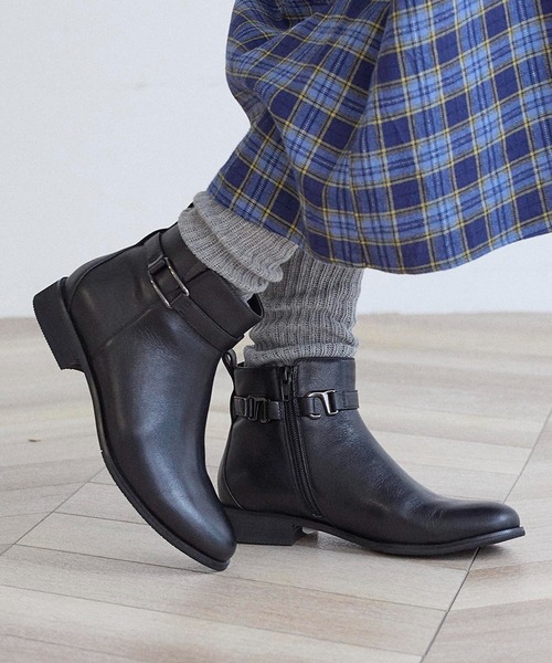 ing(イング)の「2WAYアンクルベルトブーツ(ブーツ・レディース・ブラック/デザートカモ・24.5cm/24cm/23.5cm/23cm/22.5cm)」の2枚目の写真