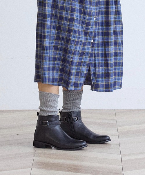 ing(イング)の「2WAYアンクルベルトブーツ(ブーツ・レディース・ブラック/デザートカモ・24.5cm/24cm/23.5cm/23cm/22.5cm)」の9枚目の写真