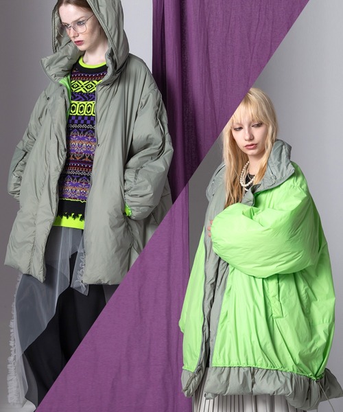 リバーシブルモンスターコート（ダウンジャケット/コート