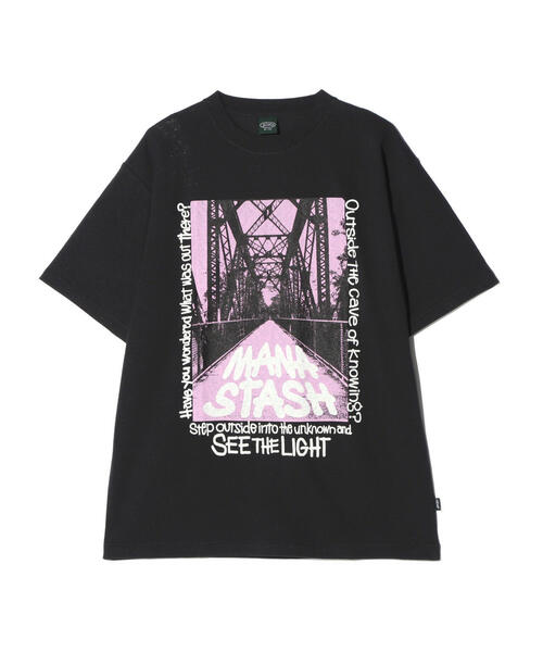 MANASTASH(マナスタッシュ)の「MANASTASH/マナスタッシュ HEMP TEE TRESTLE(Tシャツ/カットソー・メンズ・その他5/ブラック/ブルー系その他3・L/M/XL)」の4枚目の写真