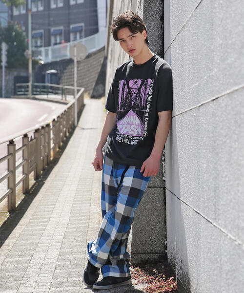 MANASTASH(マナスタッシュ)の「MANASTASH/マナスタッシュ HEMP TEE TRESTLE(Tシャツ/カットソー・メンズ・その他5/ブラック/ブルー系その他3・L/M/XL)」の7枚目の写真