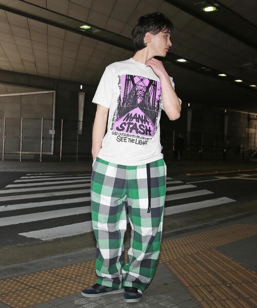 MANASTASH(マナスタッシュ)の「MANASTASH/マナスタッシュ HEMP TEE TRESTLE(Tシャツ/カットソー・メンズ・その他5/ブラック/ブルー系その他3・L/M/XL)」の14枚目の写真