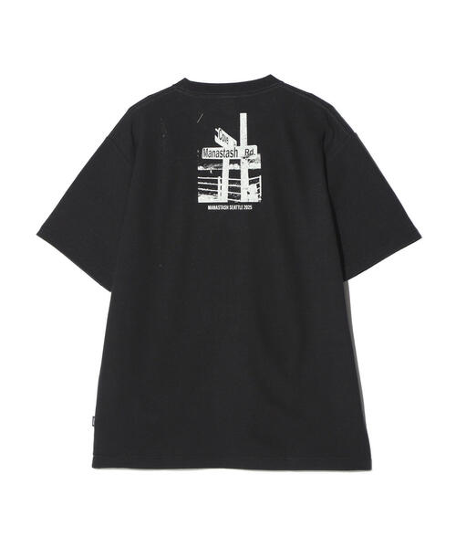 MANASTASH(マナスタッシュ)の「MANASTASH/マナスタッシュ HEMP TEE TRESTLE(Tシャツ/カットソー・メンズ・その他5/ブラック/ブルー系その他3・L/M/XL)」の5枚目の写真