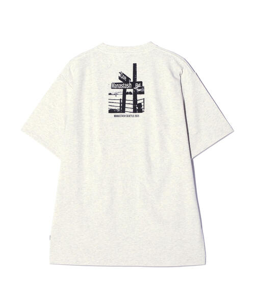 MANASTASH(マナスタッシュ)の「MANASTASH/マナスタッシュ HEMP TEE TRESTLE(Tシャツ/カットソー・メンズ・その他5/ブラック/ブルー系その他3・L/M/XL)」の12枚目の写真