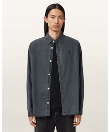 ALLSAINTS | BODHI LONG SLEEVE RAMSKULL OVERSHIRT | BODHI 長袖 ラムスカル オーバーシャツ(シャツ/ブラウス)