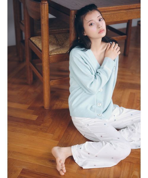 CATラメニットカーディガン（ルームウェア/パジャマ）｜SNIDEL