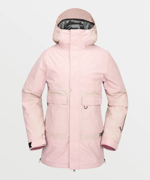 VOLCOM(ボルコム)の「【VOLCOM/ボルコム】 Womens Larx 2L Tds Infrared Parka /スキースノーボードジャケット(その他アウター・レディース・ライトピンク/ブラック・SMALL/MEDIUM/LARGE)」の5枚目の写真