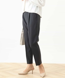 OFUON | [名品シリーズ]ストレッチテーパードパンツ（ストライプ・無地）(スラックス)