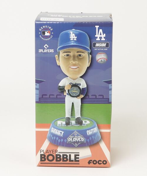 大谷翔平  ボブルヘッド  ドジャース 限定品　Mini Big heads 楽天市場】大谷翔平 ボブルヘッド 4.5インチFOCO MLB MINI BIG