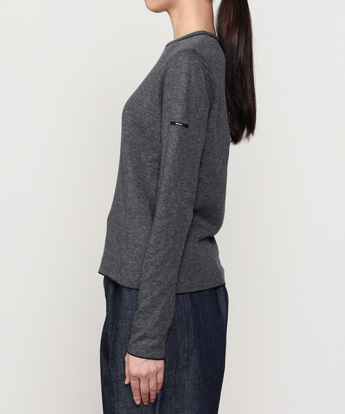 ORCIVAL(オーシバル)の「ORCIVAL | ダブルガーゼ クルーネックプルオーバー WOMEN(Tシャツ/カットソー・レディース・オートミール/チャコール・1)」の18枚目の写真