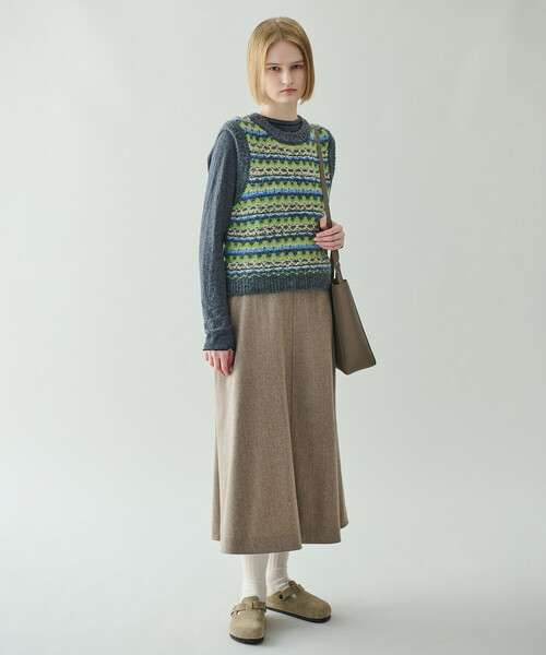 ORCIVAL(オーシバル)の「ORCIVAL | ダブルガーゼ クルーネックプルオーバー WOMEN(Tシャツ/カットソー・レディース・オートミール/チャコール・1)」の3枚目の写真