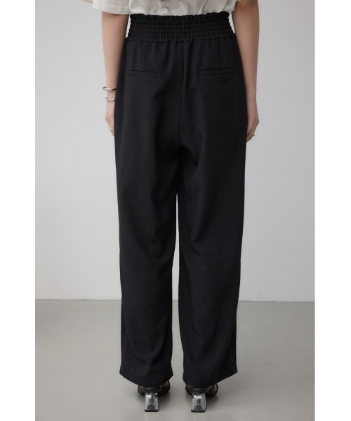 AZUL by moussy（アズールバイマウジー）の「ウエストイージーワイドパンツ（スラックス・レディース・ライトベージュ/ブラック/ブラウン・FREE）」の9枚目の写真