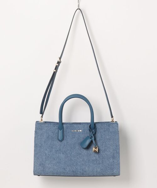 MICHAEL KORS(マイケルコース)の「SCARLETT サッチェル ミディアム(ハンドバッグ・レディース・ブルー系その他・FREE)」の1枚目の写真