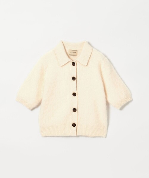 フォックスカシミヤ ショートスリーブ ポロニット（ニット