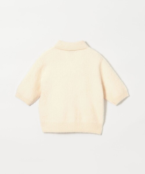 フォックスカシミヤ ショートスリーブ ポロニット（ニット