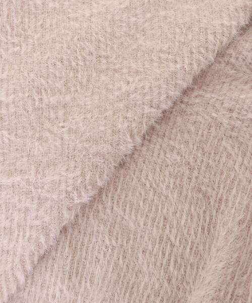 MAJESTIC LEGON（マジェスティックレゴン）の「ショルダーレースシャギーニット（ニット/セーター・レディース・ライトグレー/ベージュ/ピンク/ブルー/アイボリー/ライトピンク・MEDIUM）」の17枚目の写真