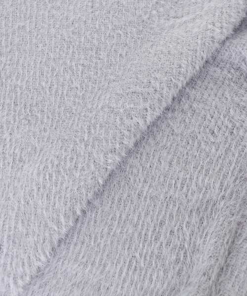 MAJESTIC LEGON（マジェスティックレゴン）の「ショルダーレースシャギーニット（ニット/セーター・レディース・ライトグレー/ベージュ/ピンク/ブルー/アイボリー/ライトピンク・MEDIUM）」の21枚目の写真