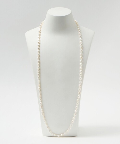 Causerie（コズリ）の「＜Causerie＞淡水パール ロングネックレス（ネックレス・レディース・オフホワイト・FREE）」の6枚目の写真