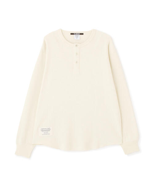 AVIREX（アヴィレックス）の「HONEYCOMB WAFFLE L/S HENLEY NECK T-SHIRT / ハニカムワッフル 長袖 ヘンリーネック Tシャツ / AVIREX / アヴィレックス（Tシャツ/カットソー・メンズ・ブラック/ナチュラル/グレー・XX-LARGE/X-LARGE/LARGE/MEDIUM）」の22枚目の写真