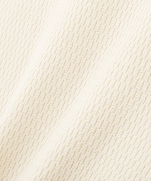 AVIREX（アヴィレックス）の「HONEYCOMB WAFFLE L/S HENLEY NECK T-SHIRT / ハニカムワッフル 長袖 ヘンリーネック Tシャツ / AVIREX / アヴィレックス（Tシャツ/カットソー・メンズ・ブラック/ナチュラル/グレー・XX-LARGE/X-LARGE/LARGE/MEDIUM）」の11枚目の写真