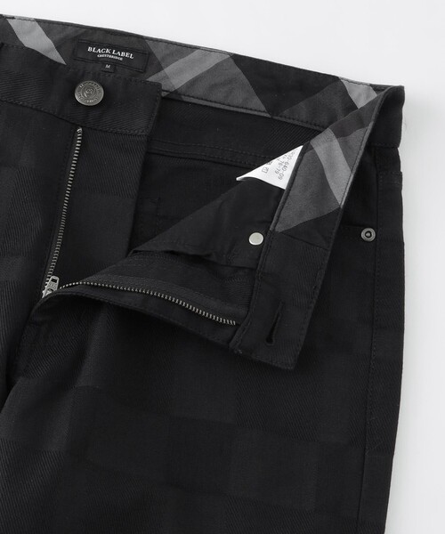 BLACK LABEL CRESTBRIDGE(ブラックレーベル・クレストブリッジ)の「シャドーチェックブラックデニム(デニムパンツ・メンズ・ブラック・S/L/M/XL)」の8枚目の写真