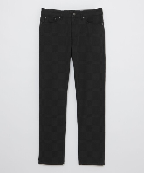 BLACK LABEL CRESTBRIDGE(ブラックレーベル・クレストブリッジ)の「シャドーチェックブラックデニム(デニムパンツ・メンズ・ブラック・S/L/M/XL)」の9枚目の写真