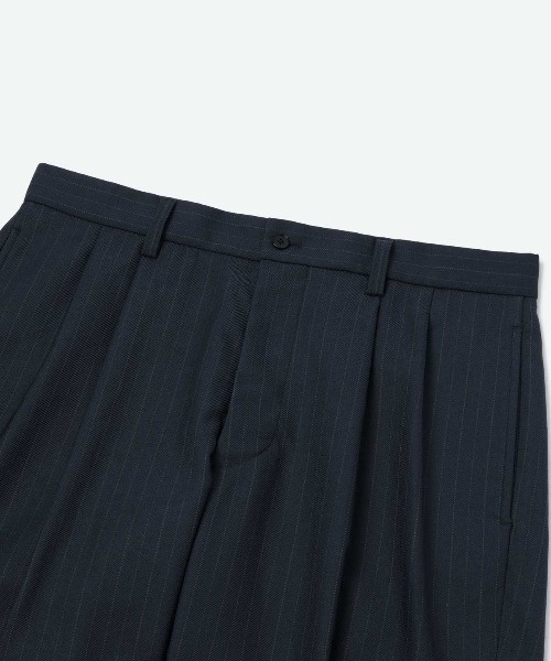 penguin BY MUNSINGWEAR（ペンギン バイ マンシングウェア）の「【STYLE M1A-2】STRIPE PANTS　ピンストライプパンツ ゴルフウェア（その他パンツ・メンズ・ネイビー・M/L/XL）」の4枚目の写真