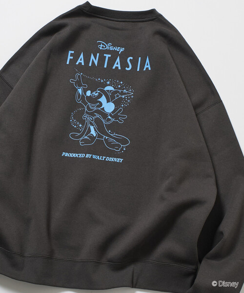 クルーネックスウェット XLサイズ ファンフェスタ限定品 セール】限定展開 DISNEY/ディズニー『ファンタジア』/ミッキーマウス