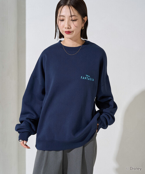 プリント入りスウェット LAVANDA ネイビー バイ スウェット (スターディ Lee by SWEATS 中古・古着通販】STURDY 新品未使用タグつき ミュージシャン