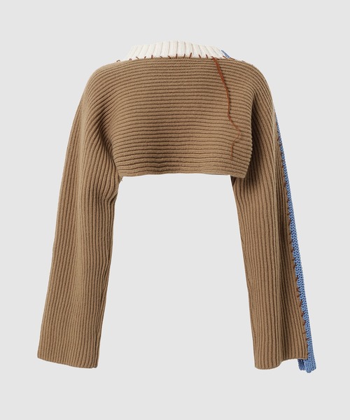 MARNI（マルニ）の「MENDING / クルーネックショートニット（ニット/セーター・レディース・ベージュ系・38(M)）」の7枚目の写真