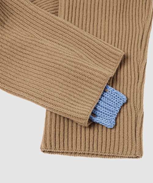 MARNI（マルニ）の「MENDING / クルーネックショートニット（ニット/セーター・レディース・ベージュ系・38(M)）」の3枚目の写真