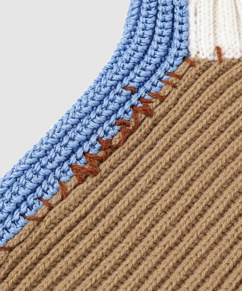 MARNI（マルニ）の「MENDING / クルーネックショートニット（ニット/セーター・レディース・ベージュ系・38(M)）」の4枚目の写真