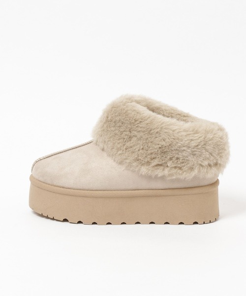 GLOBAL WORK（グローバルワーク）の「厚底ムートンサボ/AND YUA ANY/571611（ブーツ・キッズ・ベージュ/キャメル・MEDIUM/SMALL/LARGE）」の14枚目の写真