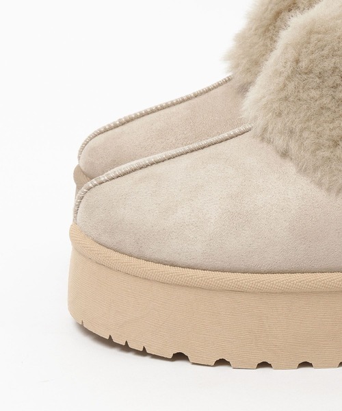 GLOBAL WORK（グローバルワーク）の「厚底ムートンサボ/AND YUA ANY/571611（ブーツ・キッズ・ベージュ/キャメル・MEDIUM/SMALL/LARGE）」の19枚目の写真