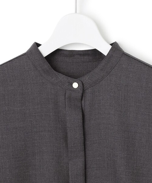 2025AW 23区L【洗える】TWビエラ イレギュラーヘム ブラウス　46 23区｜【洗える】TWビエラ イレギュラーヘム ブラウス | Rakuten