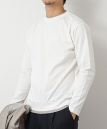 NOLLEY’S | ハイゲージ スーピマコットン ダブルカラーTee 25AW(Tシャツ/カットソー)