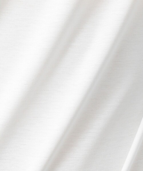 NOLLEY’S（ノーリーズ）の「ハイゲージ スーピマコットン ダブルカラーTee 25AW（Tシャツ/カットソー・メンズ・グレイッシュブルー/ネイビー/ベージュ/ホワイト・S/M/L/XL）」の17枚目の写真