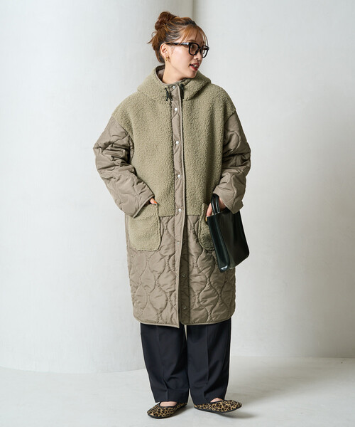 ミドルボアコート dark様 FRAY I.D SALE10%OFF フレイアイディー アウター 25秋冬 ECOPEL