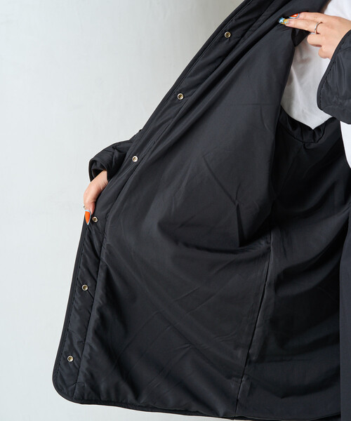 セール】限定展開 ボア×キルティング 切り替え ロングコート（その他