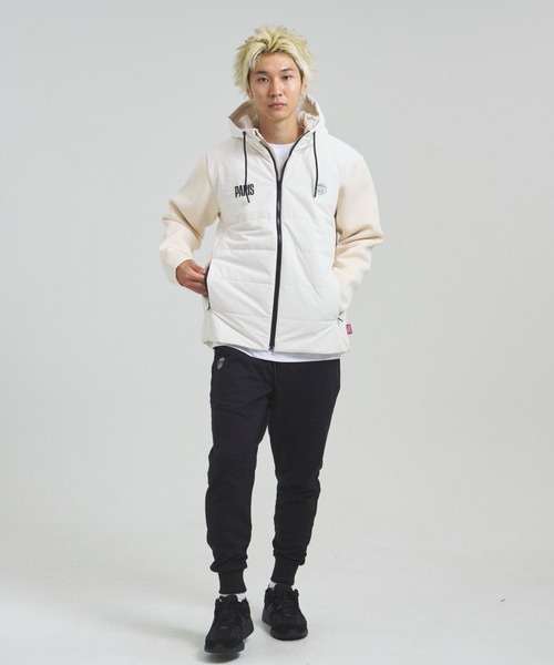 PARIS SAINT-GERMAIN(パリサンジェルマン)の「PSG_EMB LOGO-ハイブリットJKT(その他アウター・メンズ・アイボリー/ブラック・M/L/XL)」の14枚目の写真