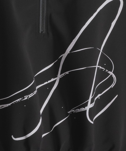 DOOPZ(ドープス)の「Half Zip Paint Sweat - ハーフジップペイントスウェット(スウェット・メンズ・ネイビー/ブラック・LARGE/MEDIUM/SMALL)」の4枚目の写真