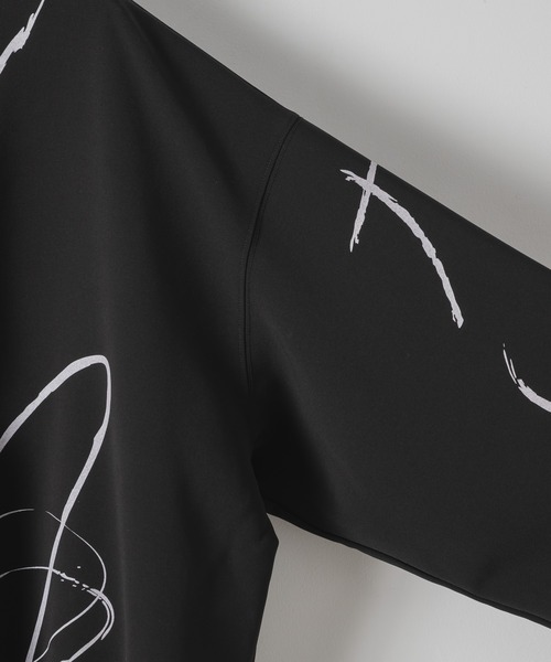 DOOPZ(ドープス)の「Half Zip Paint Sweat - ハーフジップペイントスウェット(スウェット・メンズ・ネイビー/ブラック・LARGE/MEDIUM/SMALL)」の5枚目の写真