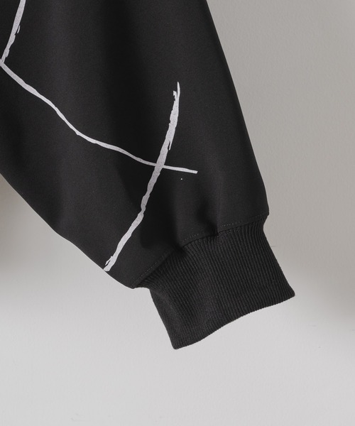 DOOPZ(ドープス)の「Half Zip Paint Sweat - ハーフジップペイントスウェット(スウェット・メンズ・ネイビー/ブラック・LARGE/MEDIUM/SMALL)」の6枚目の写真