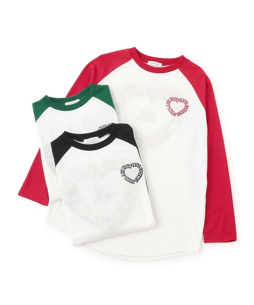 LOVETOXIC（ラブトキシック）の「ハートラグランルーズ長袖Tシャツ（Tシャツ/カットソー・キッズ・ブラック/レッド/グリーン・S:140cm/M:150cm/L:160cm/130cm）」の6枚目の写真