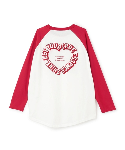 LOVETOXIC（ラブトキシック）の「ハートラグランルーズ長袖Tシャツ（Tシャツ/カットソー・キッズ・ブラック/レッド/グリーン・S:140cm/M:150cm/L:160cm/130cm）」の10枚目の写真